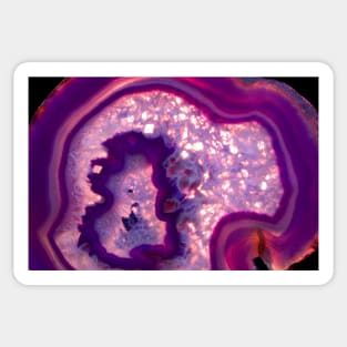 Purple Geode Crystal Sticker